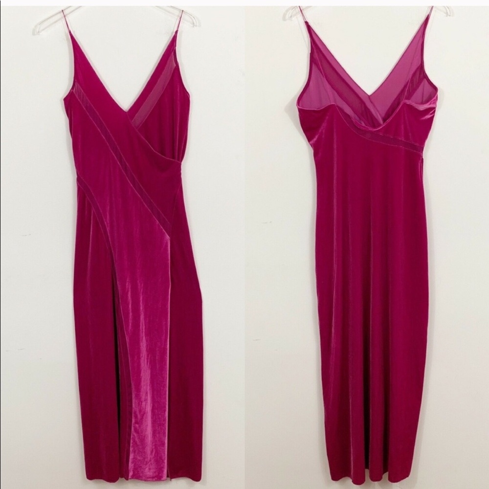 Free People Velvet Surplice Maxi Dress - Picture 3 of 3